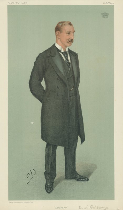Selborne Kontu, Amirallik, 3 Ekim 1901, Vanity Fair karikatürü by Leslie Matthew Ward
