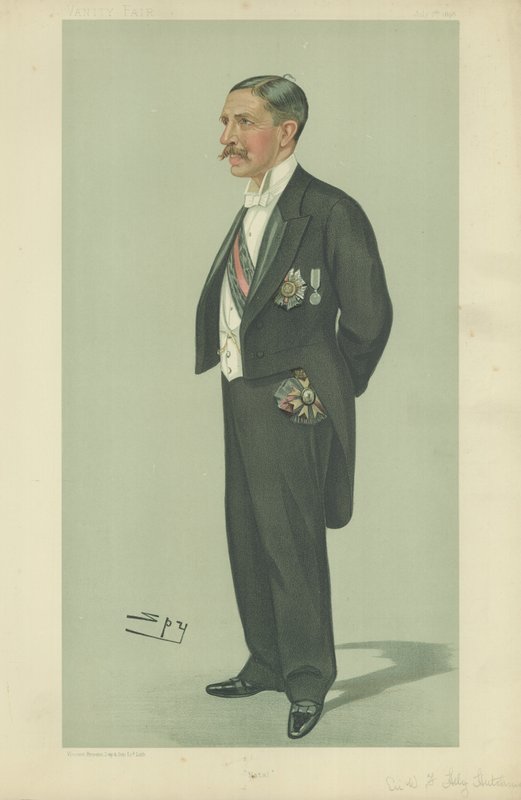 Hon Sir Walter Francis Place-Hutchinson by Leslie Matthew Ward