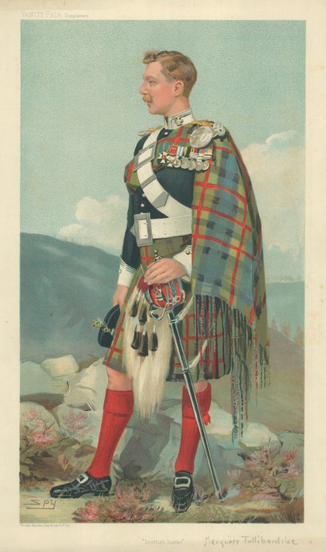 Tullibardine Markisi, İskoç Atı, 23 Mart 1905, Vanity Fair çizgi filmi by Leslie Matthew Ward
