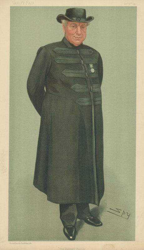 Rahip Arthur Robins, Askerlerin piskoposu, 23 Aralık 1897, Vanity Fair karikatürü by Leslie Matthew Ward