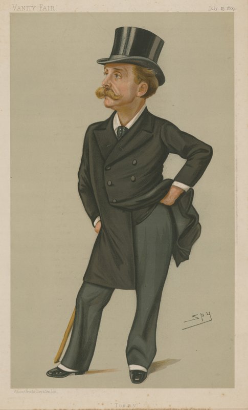 Thomas Gibson Bowles (renkli taş) by Leslie Matthew Ward