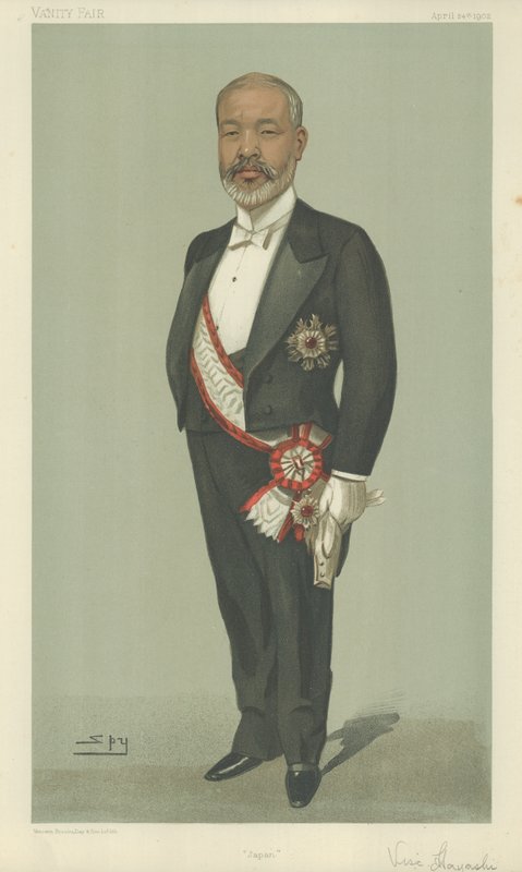 Viscount Tadasu Hayashi  by Leslie Matthew Ward
