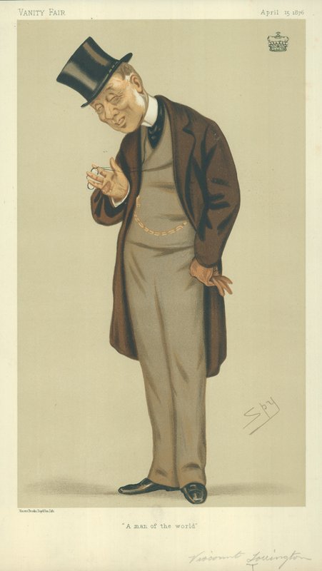 Vikont Torrington, Bir dünya adamı, 15 Nisan 1876, Vanity Fair çizgi filmi by Leslie Matthew Ward