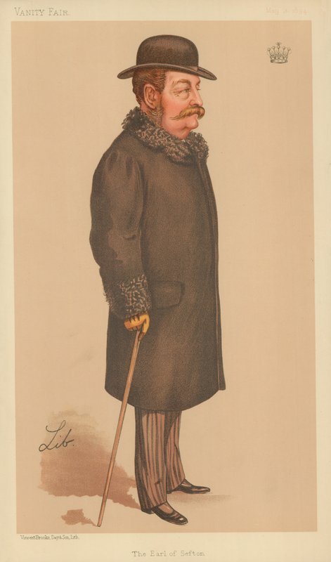 Sefton Kontu, 3 Mayıs 1894, Vanity Fair karikatürü by Liborio Prosperi