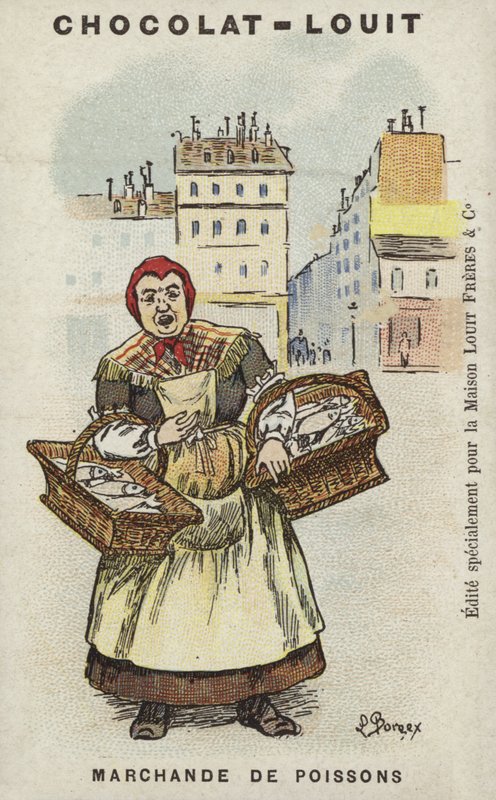 Balıkçı (kromolitho) by Louis Borgex