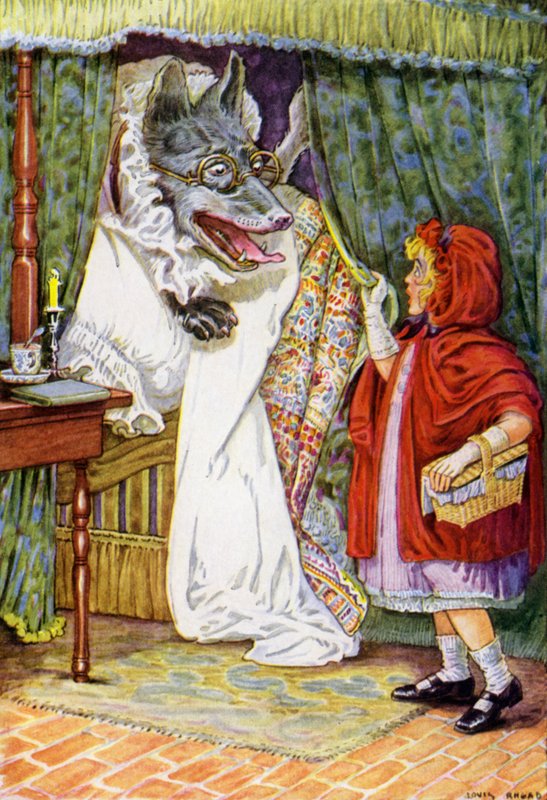 Kırmızı Başlıklı Kız by Louis John Rhead