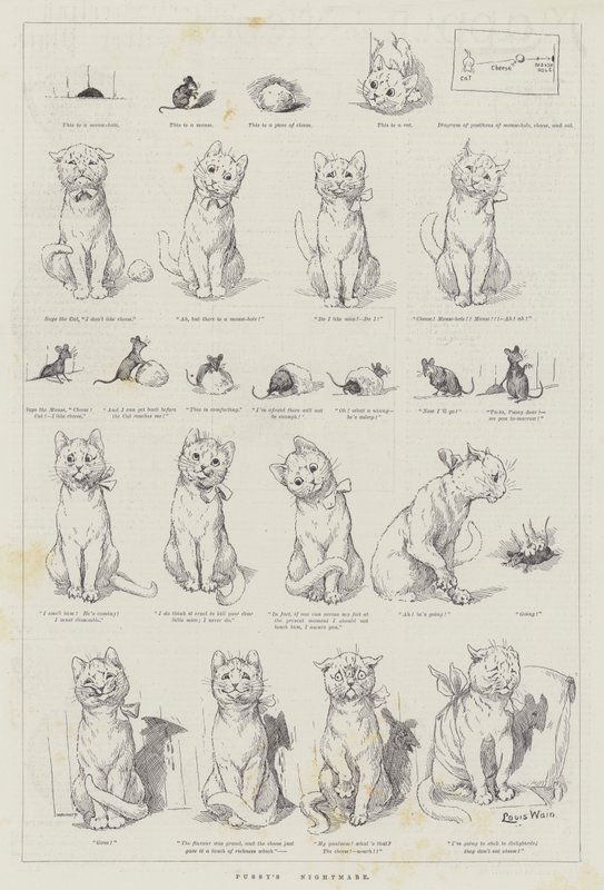 Pussy'nin Kabusu by Louis Wain