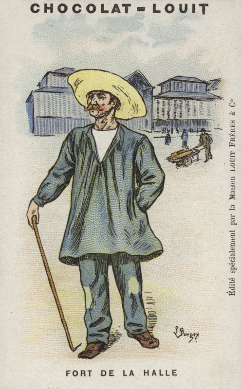 Fort de la Halle (kromolitho) by Louis Borgex