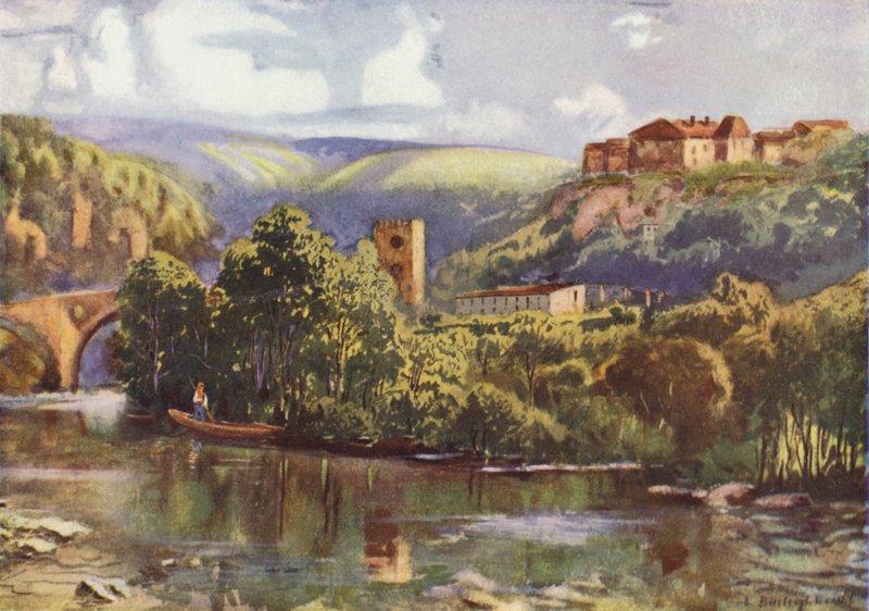 Tagus Nehri üzerinde, Toledo by Louis Burleigh Bruhl