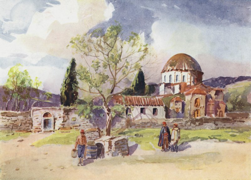 Daphni Manastırı, Yunanistan by Louis Burleigh Bruhl