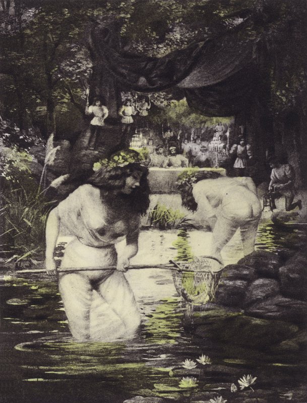 Ginevra ve Isotta, Onuncu Gün, Altıncı Öykü by Louis Chalon