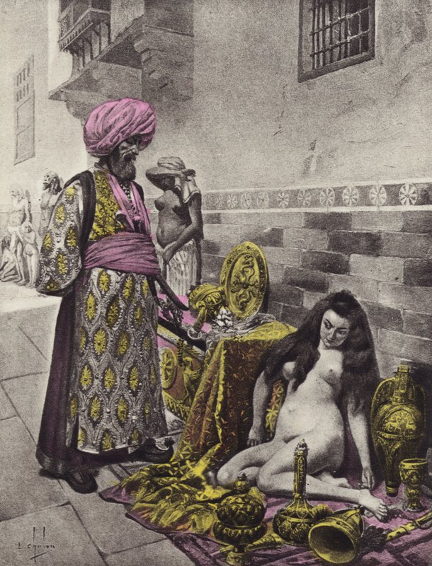 Osbech ve Esirler, İkinci Gün, Yedinci Öykü by Louis Chalon
