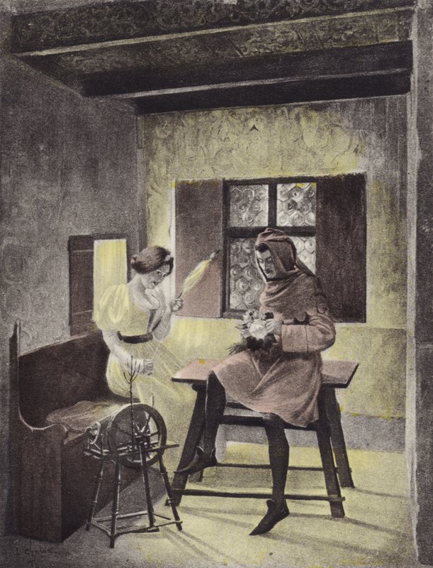 Simona eğirme, Dördüncü Gün, Yedinci Öykü by Louis Chalon