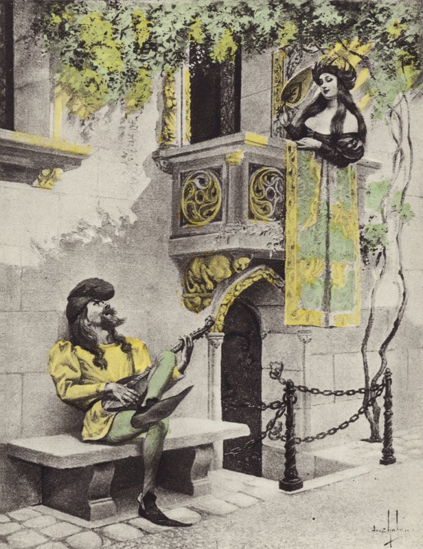 Aptal Aşık, Dokuzuncu Gün, Beşinci Öykü by Louis Chalon
