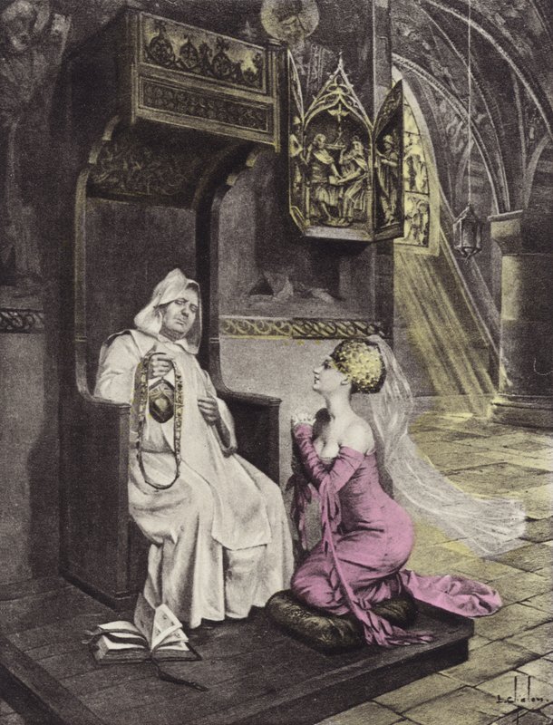 Leydi ve Rahip, Üçüncü Gün, Üçüncü Öykü by Louis Chalon