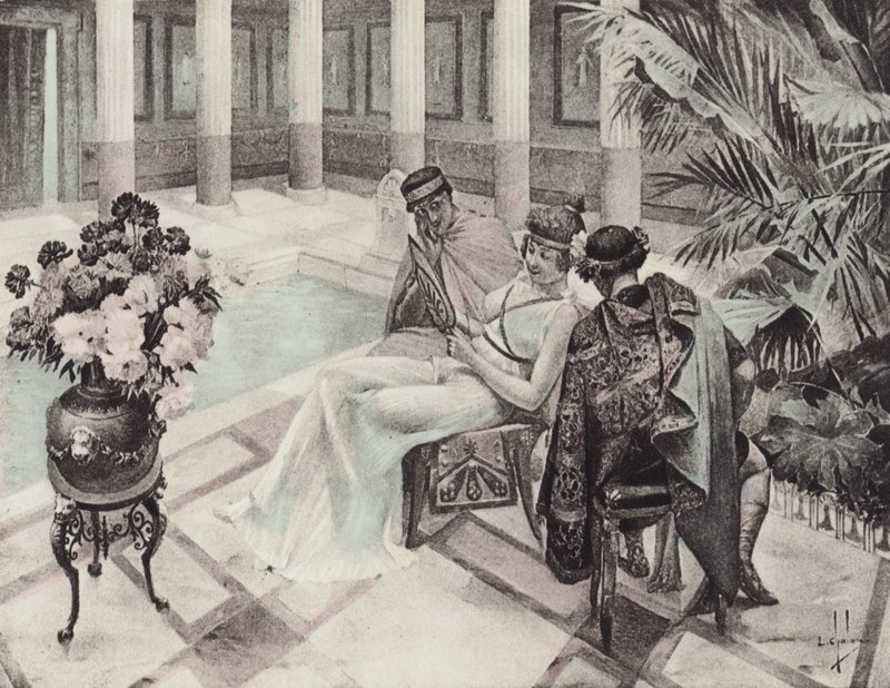 Titus ve Gisippus, Onuncu Gün, Sekizinci Öykü by Louis Chalon