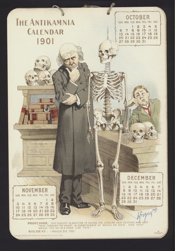 Antikamnia Takvimi için İllüstrasyon by Louis Crucius or Crusuius
