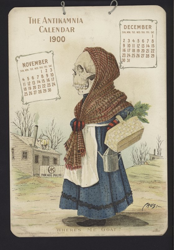 Antikamnia Takvimi için İllüstrasyon by Louis Crucius or Crusuius