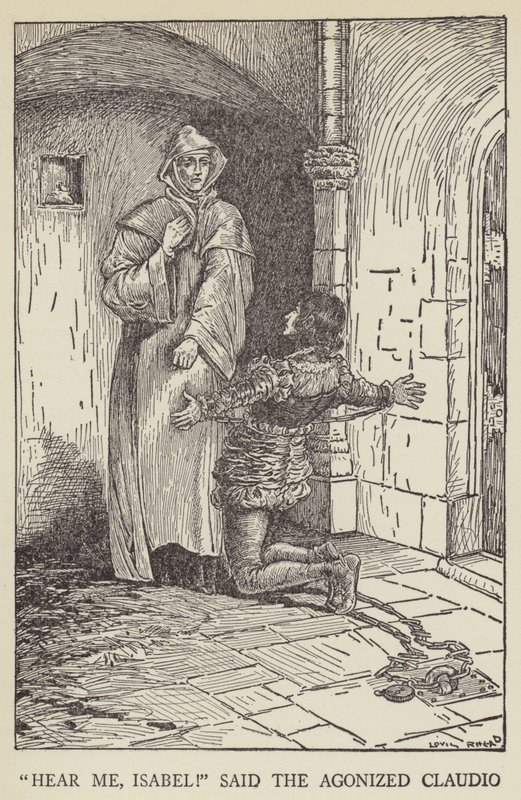 Duy beni Isabel! dedi acı çeken Claudio by Louis John Rhead