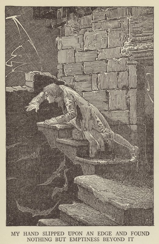 Robert Louis Stevenson tarafından Kaçırılanlar için İllüstrasyon by Louis John Rhead