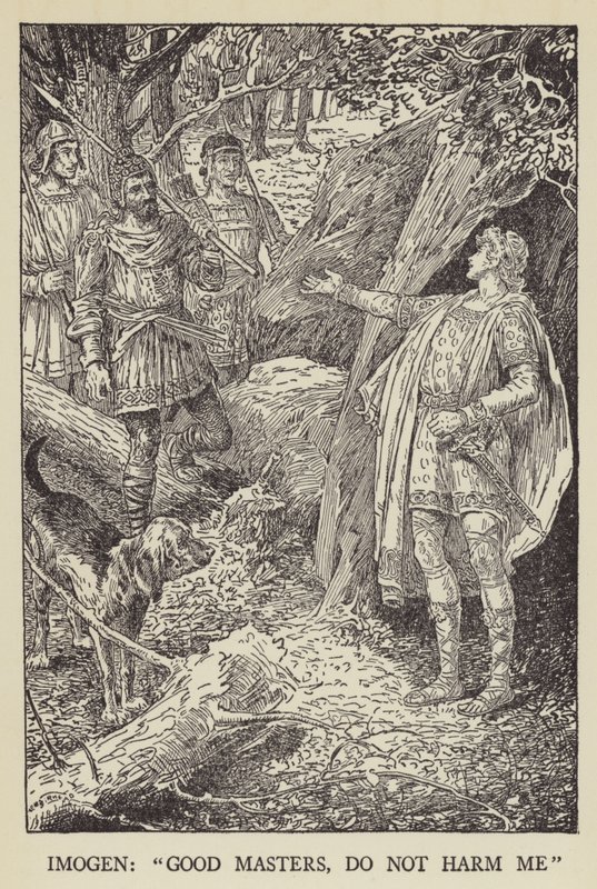 Imogen, iyi ustalar, bana zarar vermeyin by Louis John Rhead