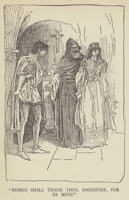 Romeo sana teşekkür edecek kızım, ikimiz için de by Louis John Rhead