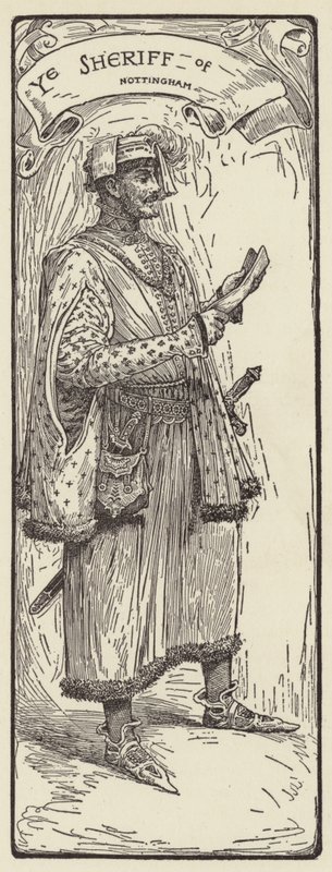 Nottingham Şerifi by Louis John Rhead