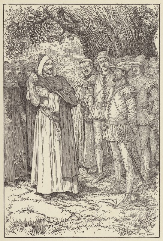 Kral kolunu sıvamaya başladı by Louis John Rhead