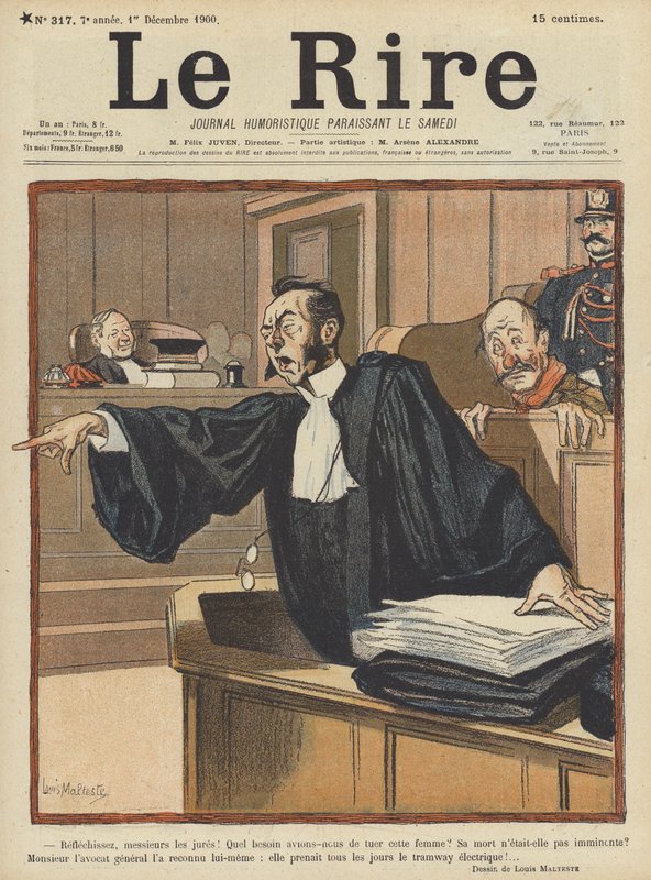 Le Rire için İllüstrasyon by Louis Malteste