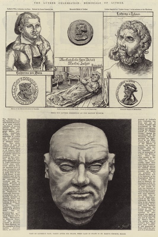 Luther Kutlaması, Luther'in Anıtları by Lucas Cranach the Younger