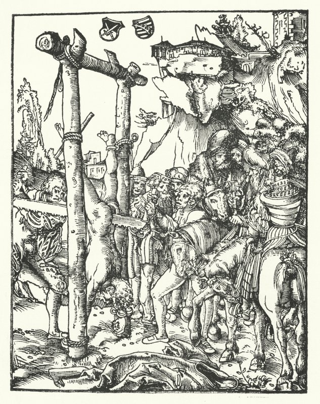 Simon, On İki Havarinin Şehitliğinden by Lucas the Elder Cranach