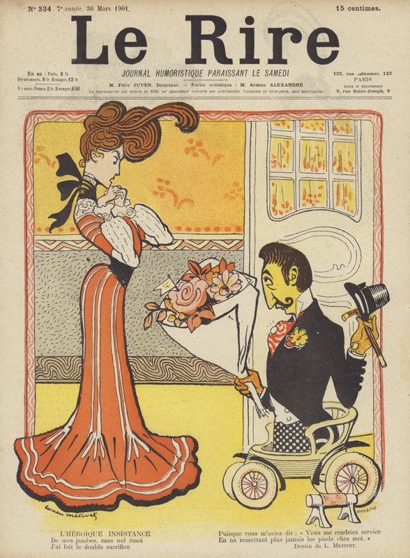 Le Rire için İllüstrasyon by Lucien Metivet