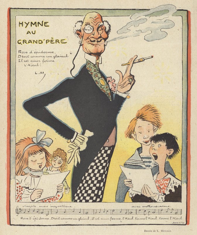 Le Rire için İllüstrasyon by Lucien Metivet