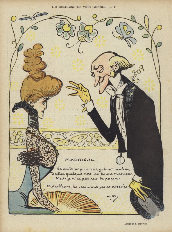 Le Rire için İllüstrasyon by Lucien Metivet
