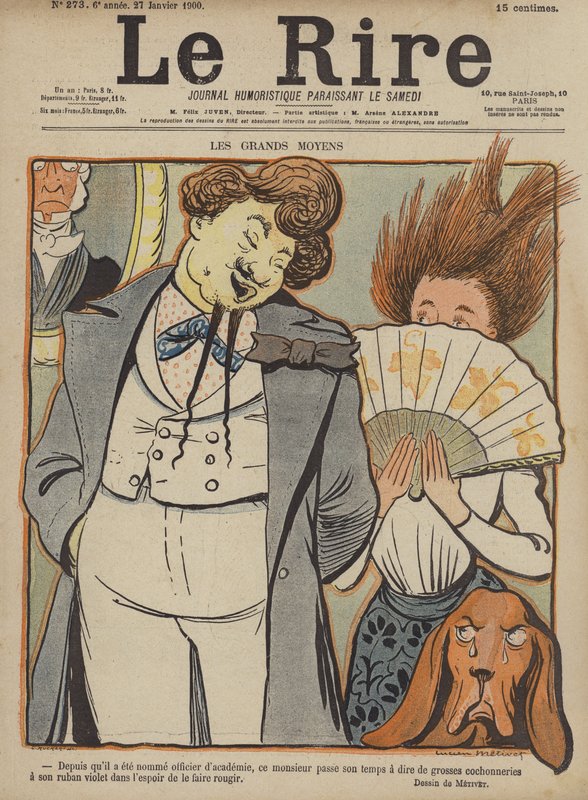 Le Rire için İllüstrasyon by Lucien Metivet