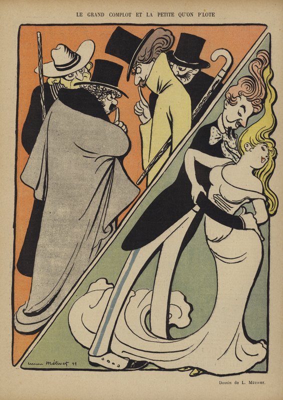 Le Rire için İllüstrasyon by Lucien Metivet