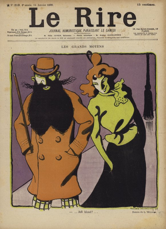 Le Rire için İllüstrasyon by Lucien Metivet