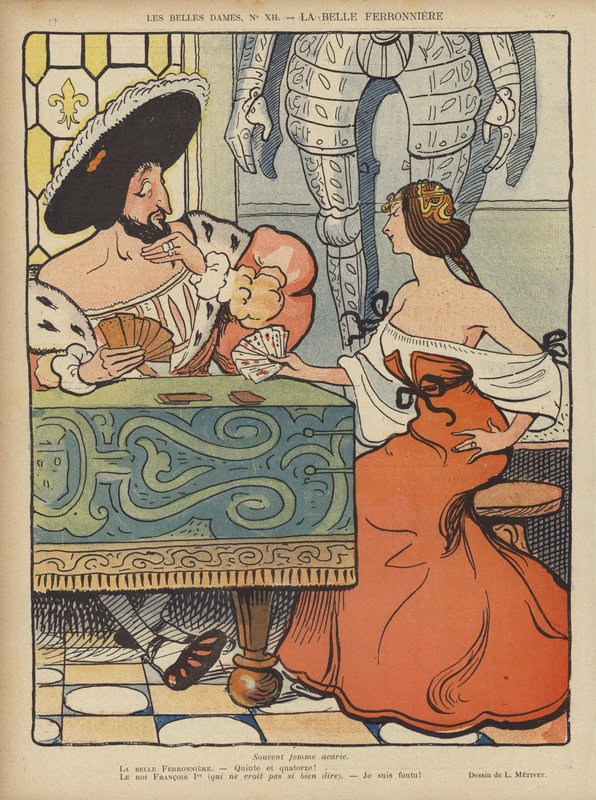 Le Rire için İllüstrasyon by Lucien Metivet