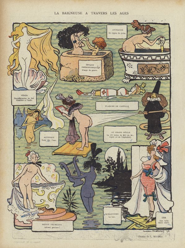 Le Rire için İllüstrasyon by Lucien Metivet