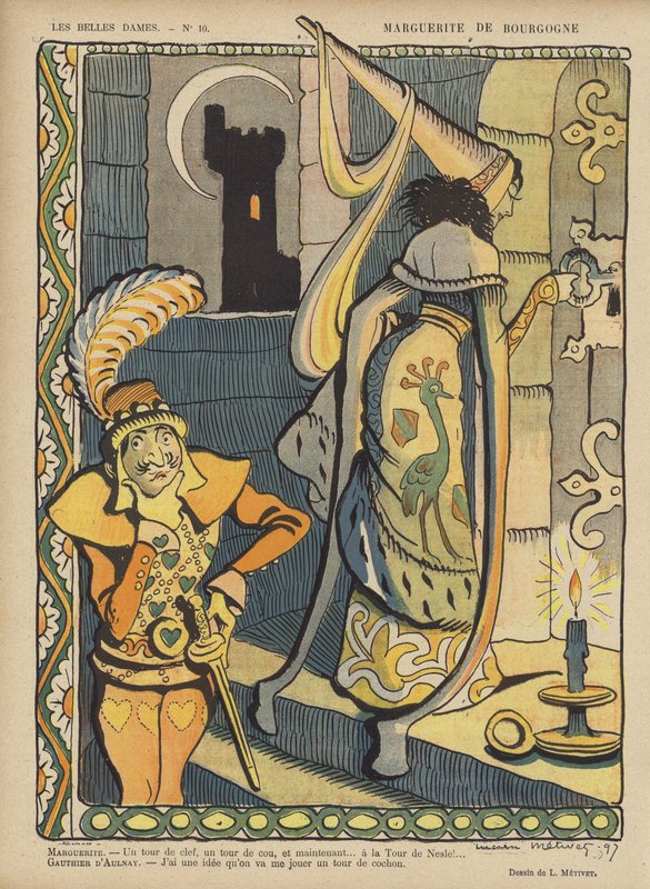 Le Rire için İllüstrasyon by Lucien Metivet