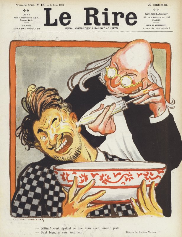 Le Rire için İllüstrasyon by Lucien Metivet