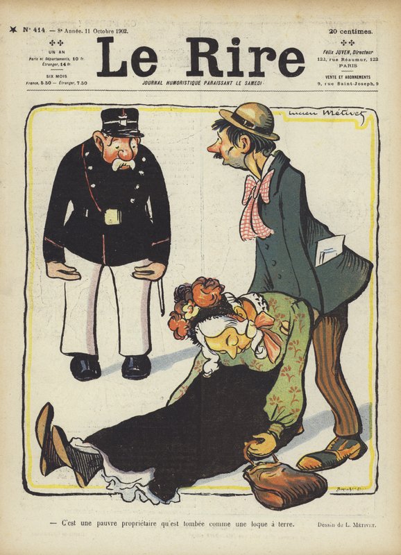 Le Rire için İllüstrasyon by Lucien Metivet