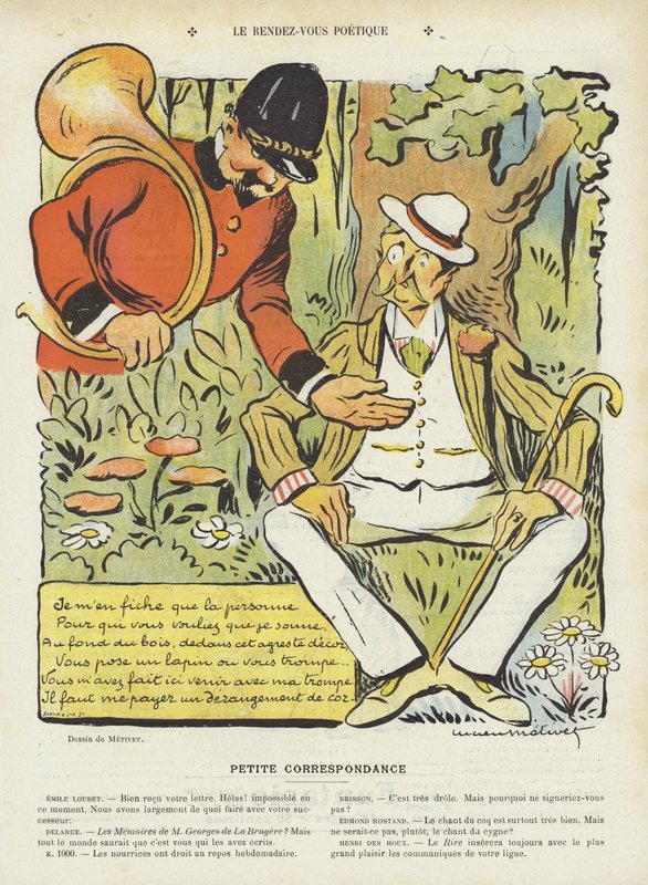 Le Rire için İllüstrasyon by Lucien Metivet