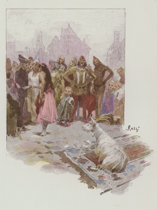 Victor Hugo tarafından Notre-Dame De Paris için İllüstrasyon by Lucius Rossi