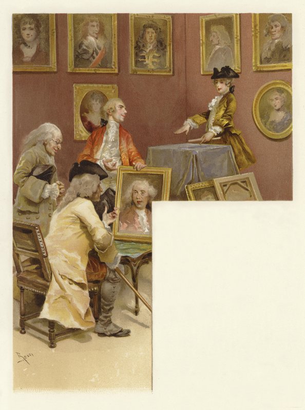 Skandal Okulu (chromolitho) için İllüstrasyon by Lucius Rossi