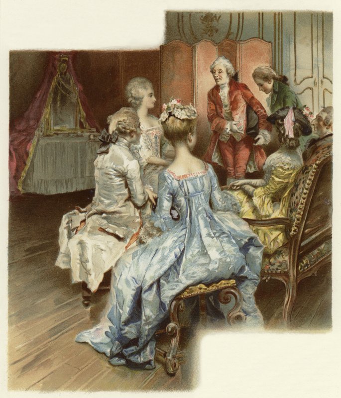 Skandal Okulu (chromolitho) için İllüstrasyon by Lucius Rossi