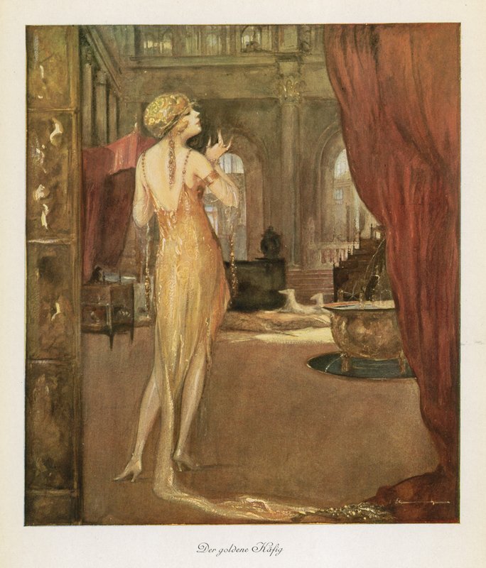 Altın Kafes (renkli taş) by Ludwig Lutz Ehrenberger