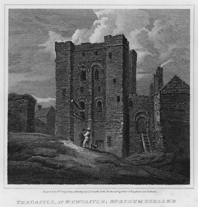 Kale, Newcastle, Northumberland (gravür) by Luke (after) Clennell