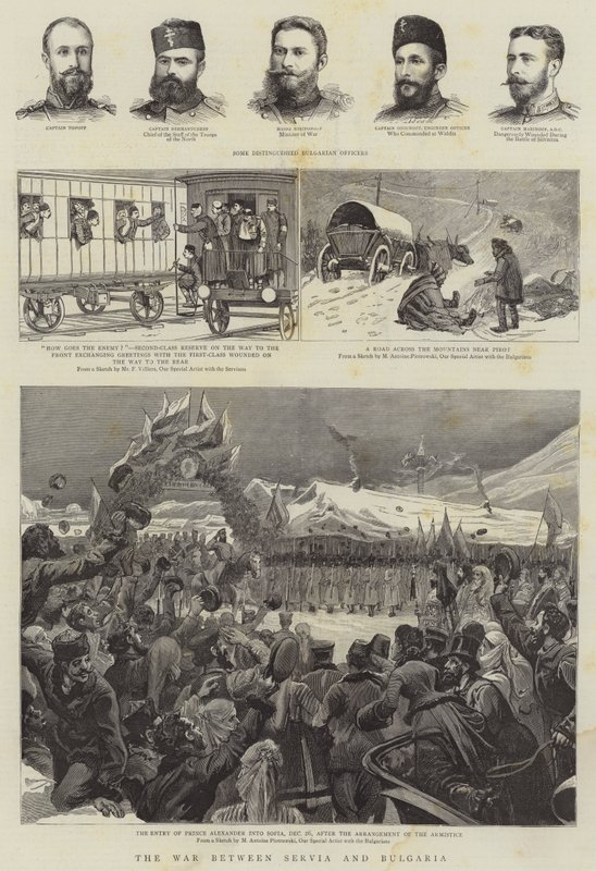 ಸೆರ್ಬಿಯಾ ಮತ್ತು ಬಲ್ಗೇರಿಯಾ ಟರ್ಕಿ ನಡುವಿನ ಯುದ್ಧ by Maksymiljan Antoni Piotrowski