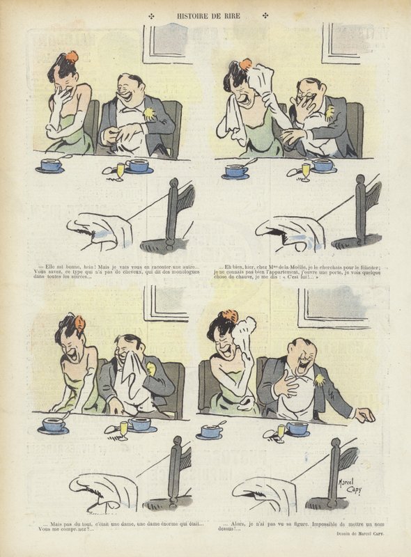 Le Rire için İllüstrasyon by Marcel Amable O.L. Capy